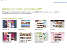 Tablet Screenshot of klikbonus.com